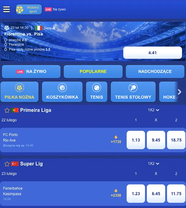 Zakłady sportowe Pistolo